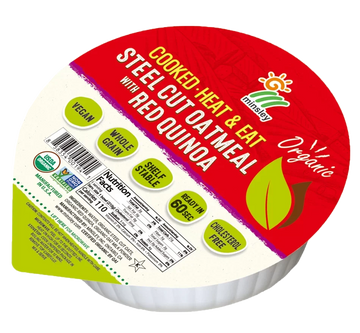 Organic Steel-Cut Oatmeal with Red Quinoa Bowl