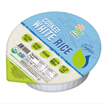 Organic White Rice Bowl (12-pack)