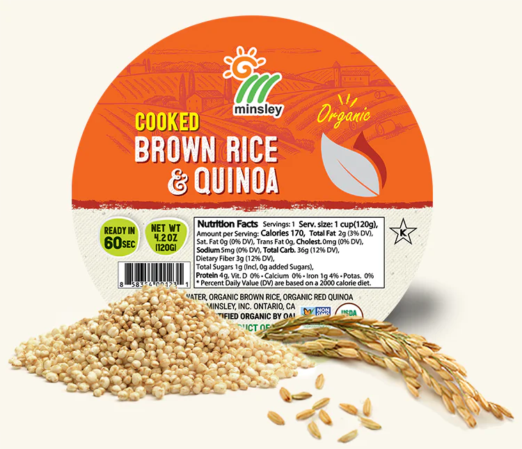Organic Brown Rice with Quinoa Single Cup