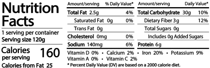 Nutrition Facts