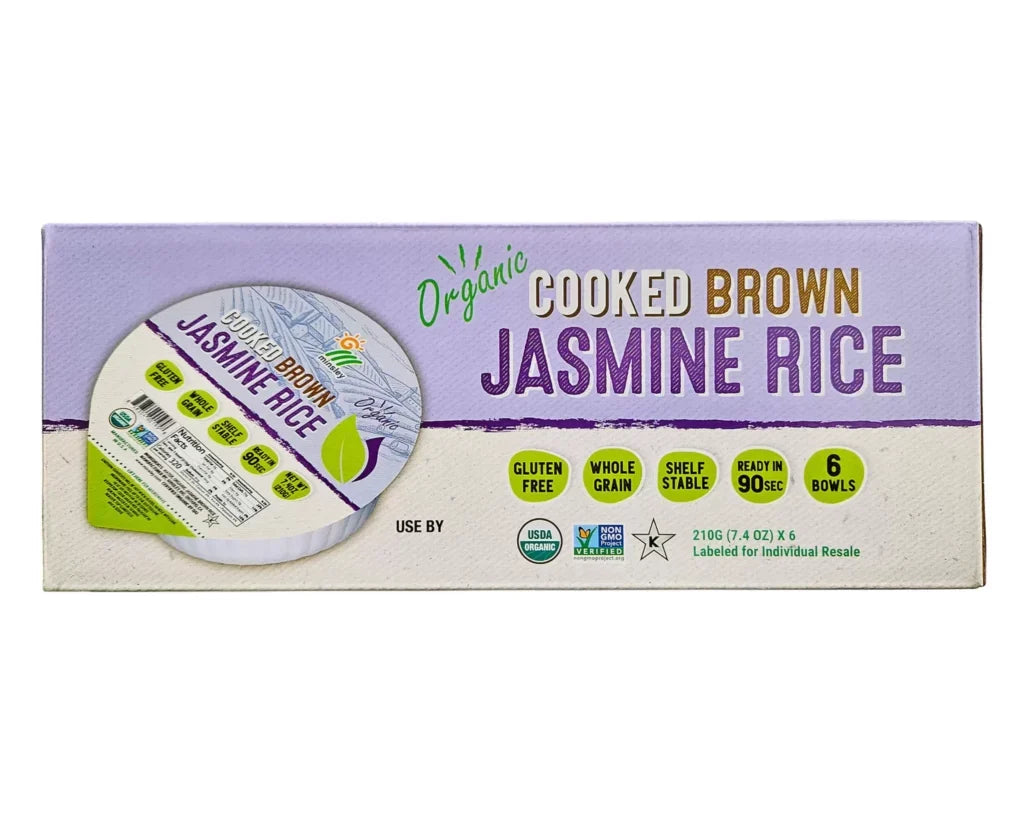 Organic Brown Jasmine Rice 6pk