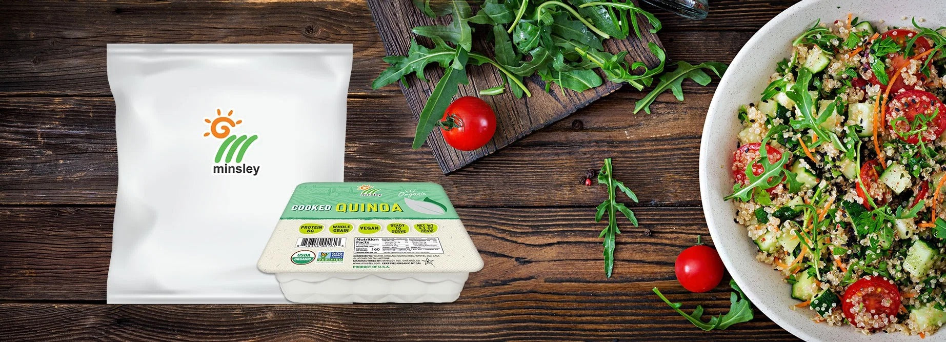 Minsley Introduces Innovative Tasty • Healthy • Convenient Foods